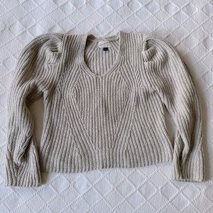 Universal Thread puff sleeve knit sweater. Small